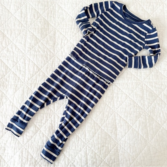 Old Navy Other - OLD NAVY Baby Pajama Set Blue White Stripes 18-24 Months